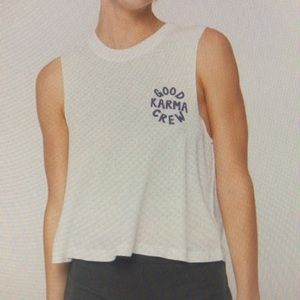 Spiritual Gangster Karma Crew Crop Tank